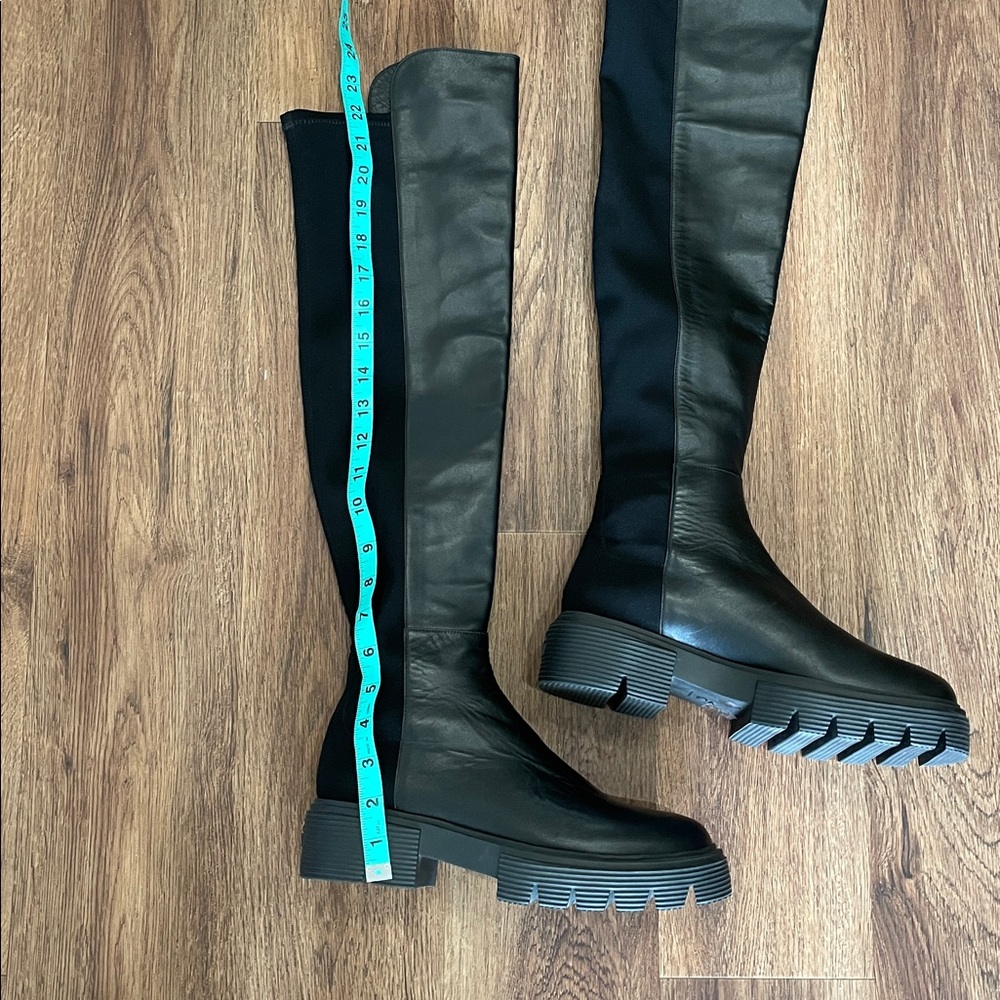 New Stuart Weitzman 5050 SoHo Over The Knee Boots - Picture 3 of 7
